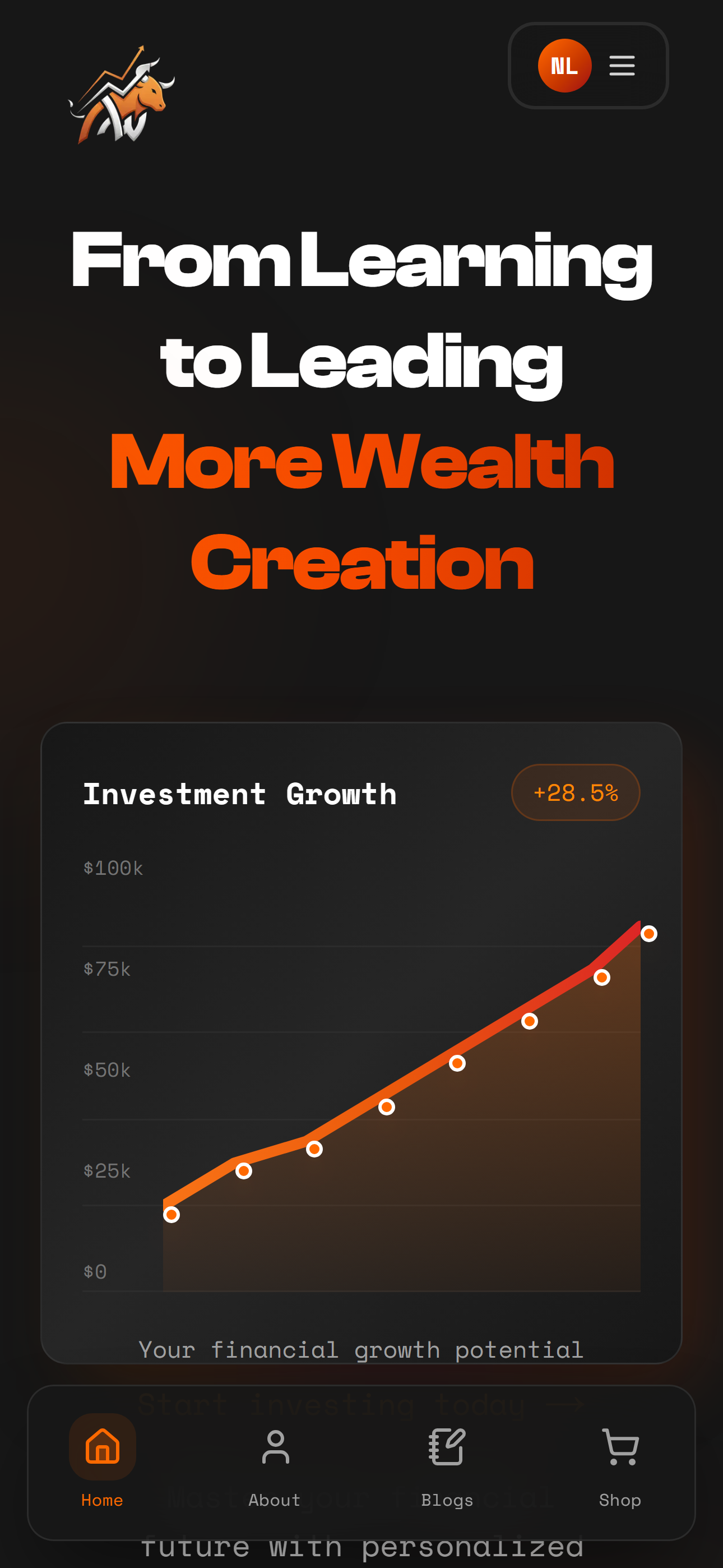 LMS Platform for Finance Tutor